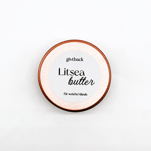 Litsea Butter für weiche Händer in Bronze Dose